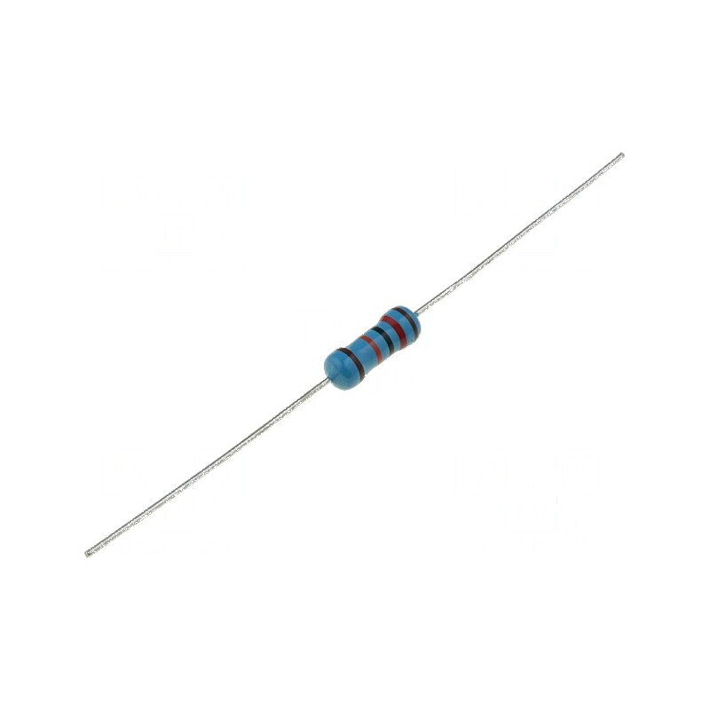 Rezistor metal film THT 120kΩ 1W ±1% 50ppm/°C Ø3,5x10mm | Electronic-mag.ro | Componente Electronice