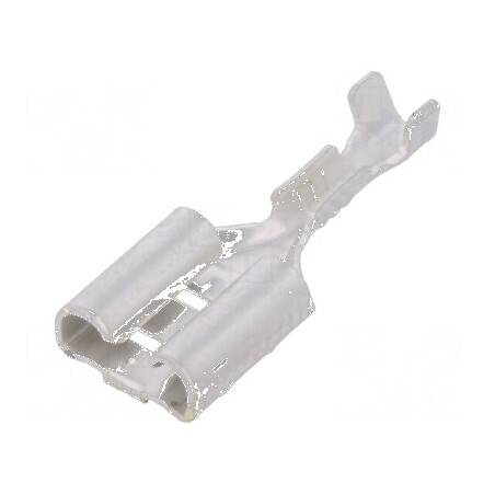Terminal plat 6,3mm mamă crimpat pentru cablu 0,25-0,5mm2 | Electronic-mag.ro | Componente Electronice
