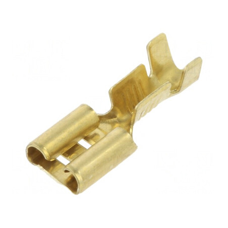 Terminal plat 6,3mm mamă crimpat 1÷2,5mm2 | Electronic-mag.ro | Componente Electronice