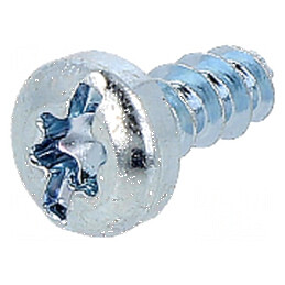 Şurub pentru plastic 3x8 cu cap rotund crestat Torx® TX10 | Electronic-mag.ro | Componente Electronice