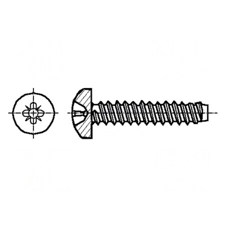 Şurub metal 4,2x19 Cap rotund Pozidriv PZ2 oţel zinc | Electronic-mag.ro | Componente Electronice