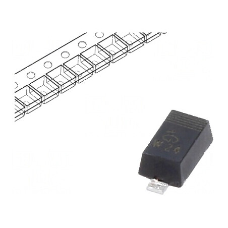 Diodă Schottky SMD 30V 0,2A SOD123F | Electronic-mag.ro | Componente Electronice