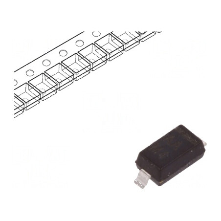 Diodă SMD 250V 0,25A 50ns SOD123 Ufmax 1,25V 410mW | Electronic-mag.ro | Componente Electronice