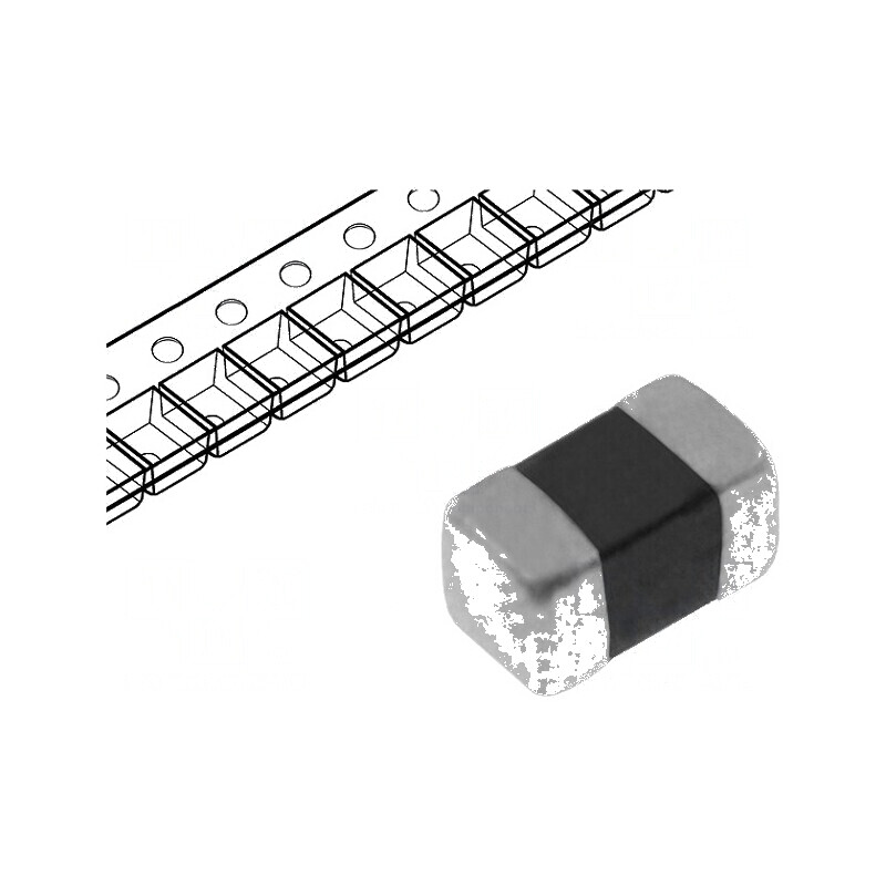 Ferită talon SMD 100MHz 600Ω 0,3A 0402 R: 0,7Ω | Electronic-mag.ro | Componente Electronice Ferită talon SMD 100MHz 600Ω 0,3A 0402 R: 0,7Ω | Electronic-mag.ro | Componente Electronice