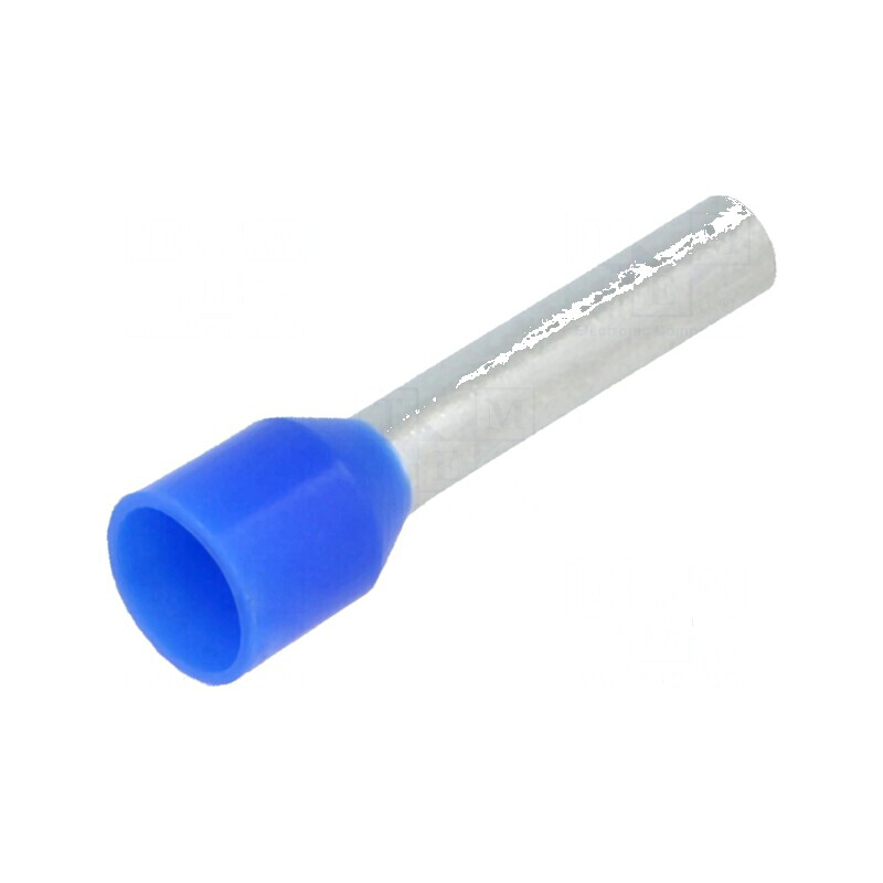 Vârf tub de capăt izolată cupru 2,5mm² 12mm cositorit 14AWG | Electronic-mag.ro | Componente Electronice