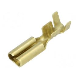 Terminal plat 2,8mm mamă 0,5-1,25mm2 crimpat | Electronic-mag.ro | Componente Electronice