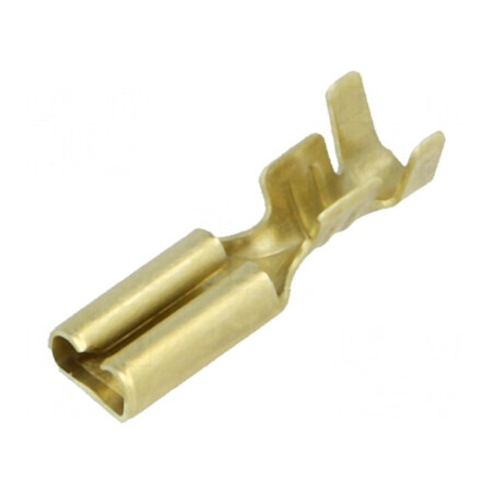 Terminal plat 2,8mm mamă 0,5-1,25mm2 crimpat | Electronic-mag.ro | Componente Electronice