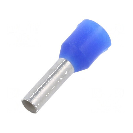 Vârf tub de capăt izolată cupru 2,5mm² 8mm cositorit crimpat | Electronic-mag.ro | Componente Electronice