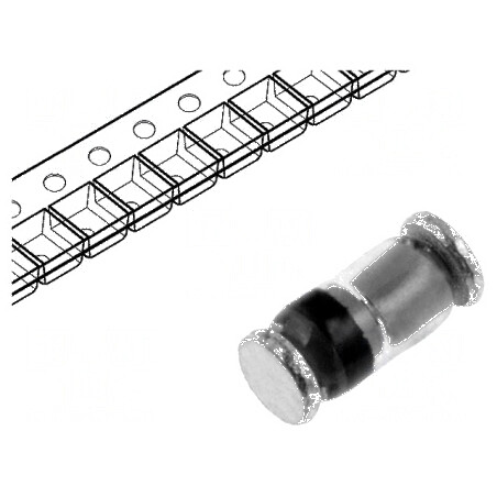 Diodă SMD 100V 200mA 4ns MiniMELF pe rolă | Electronic-mag.ro | Componente Electronice
