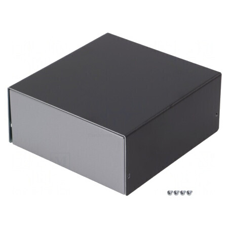 Carcasă aluminiu argint 153x160x69mm | Electronic-mag.ro | Componente Electronice