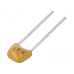 Condensator ceramic 22nF 50V X7R ±10% THT 2,54mm | Electronic-mag.ro | Componente Electronice