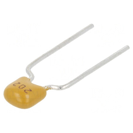 Condensator ceramic 2nF 100V X7R ±10% THT 5mm | Electronic-mag.ro | Componente Electronice