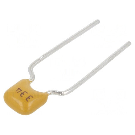 Condensator ceramic 330nF 50V Y5V ±20% THT 5mm | Electronic-mag.ro | Componente Electronice