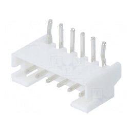 Conector cablu-placă soclu tată PIN 6 Pas 2mm THT 100V 2A | Electronic-mag.ro | Componente Electronice