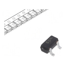 Tranzistor PNP BRT 50V 0,1A 0,2W SC75 R1 10kΩ | Electronic-mag.ro | Componente Electronice