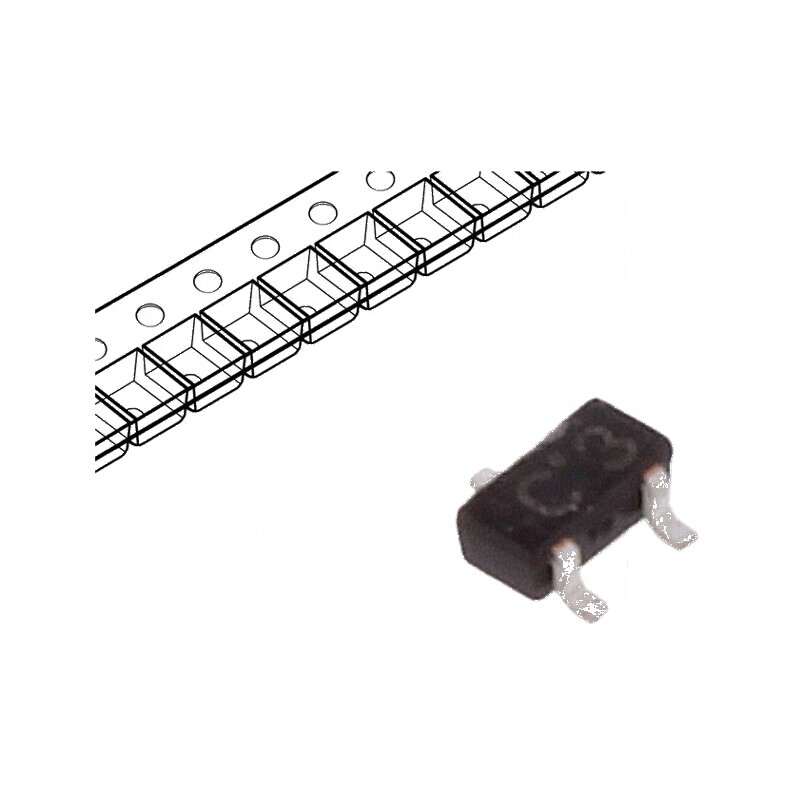Tranzistor NPN bipolar BRT 50V 0,1A 0,2W SC75 R1 47kΩ | Electronic-mag.ro | Componente Electronice Tranzistor NPN bipolar BRT 50V 0,1A 0,2W SC75 R1 47kΩ | Electronic-mag.ro | Componente Electronice