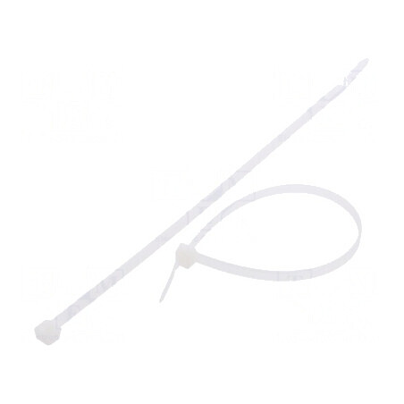 Colier de strângere poliamidă 215mm 4,8mm 222N naturală | Electronic-mag.ro | Componente Electronice