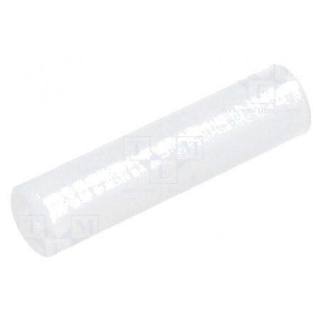 Bucşă de distanţare LED 5mm naturală 20mm | Electronic-mag.ro | Componente Electronice