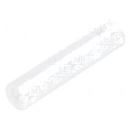 Bucșă de distanțare LED 4mm x 3mm x 18mm naturală | Electronic-mag.ro | Componente Electronice