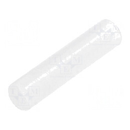 Bucșă de distanțare LED 4mm x 3mm x 19mm naturală | Electronic-mag.ro | Componente Electronice