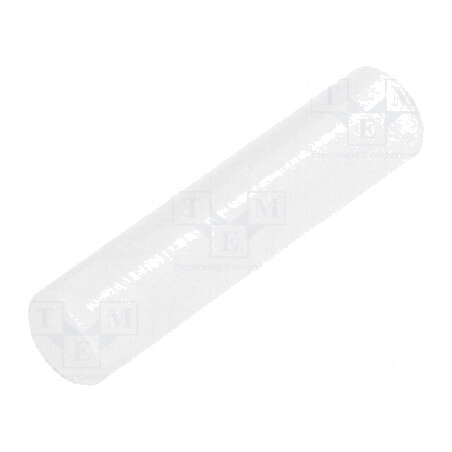 Bucșă de distanțare LED 4mm x 3mm x 19mm naturală | Electronic-mag.ro | Componente Electronice