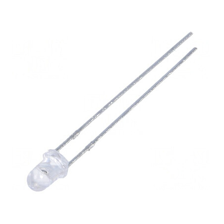 LED 3mm roșie 2000-3000mcd 30° convex | Electronic-mag.ro | Componente Electronice