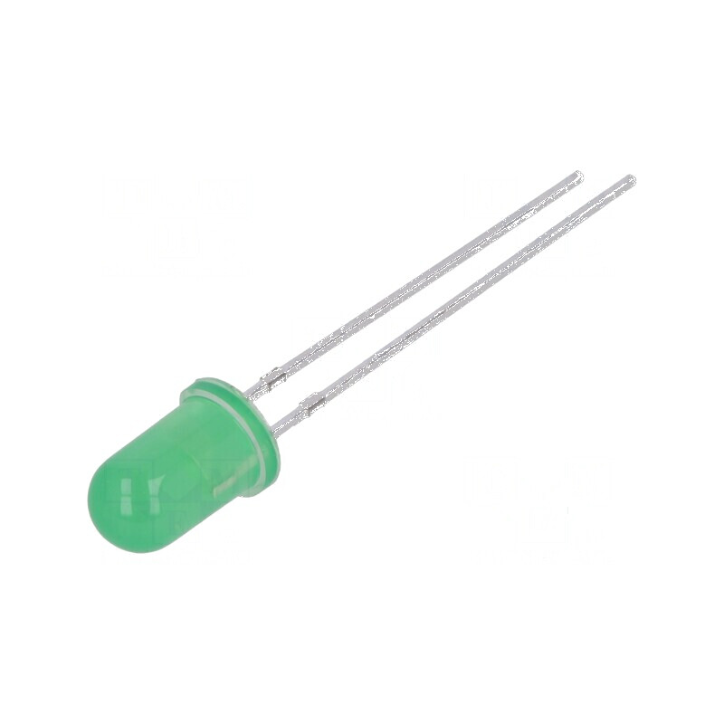 LED 5mm galben-verde 40-70mcd 30° convex | Electronic-mag.ro | Componente Electronice