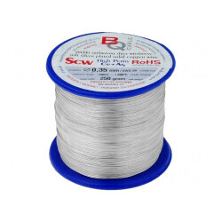 Sârmă de Cupru Argintată 0.35mm 250g | Electronic-mag.ro | Componente Electronice