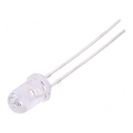 LED 5mm roșie 500-1000mcd 15° convex 1,8-2,4V | Electronic-mag.ro | Componente Electronice