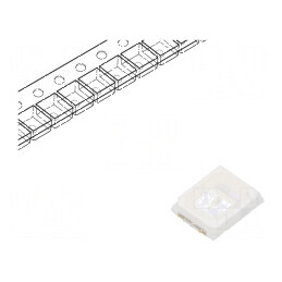 LED SMD 2835 Albastru 700-1000mcd 3,5x2,8x0,8mm | Electronic-mag.ro | Componente Electronice