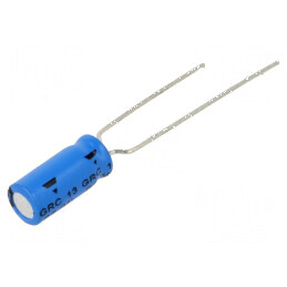 Condensator electrolitic THT 1uF 63VDC 2mm ±20% 2000h | Electronic-mag.ro | Componente Electronice