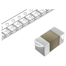 Condensator ceramic MLCC 2.2uF 10V X7T ±20% SMD 0402 | Electronic-mag.ro | Componente Electronice