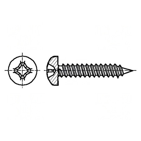Şurub 2,9x6,5mm Cap Rotund Phillips PH1 2,2mm Înălţime | Electronic-mag.ro | Componente Electronice