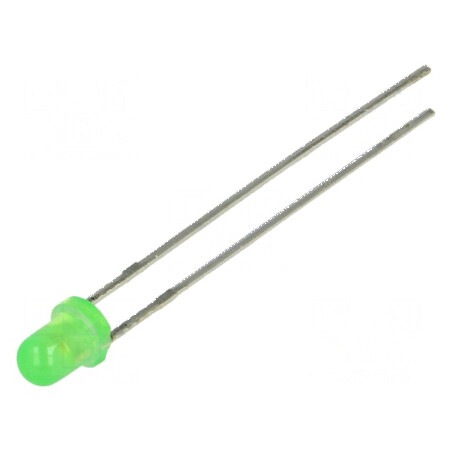 LED 3mm Verde Convex 4÷11mcd 34° | Electronic-mag.ro | Componente Electronice