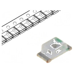 LED SMD 0603 Alb Rece 200-250 mcd 20mA 2.8-3.8VDC | Electronic-mag.ro | Componente Electronice