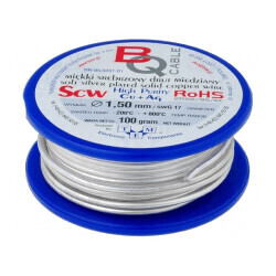 Sârmă de Cupru Argintată 1,5mm 100g | Electronic-mag.ro | Componente Electronice