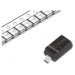 Diodă Zener 0,5W 4,3V SMD SOD123 - 1 bucată | Electronic-mag.ro | Componente Electronice