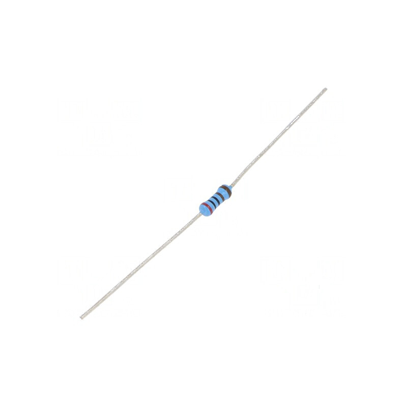 Rezistor THT film subțire 2kΩ 600mW ±1% Ø2,5x6,5mm 50ppm/°C | Electronic-mag.ro | Componente Electronice Rezistor THT film subțire 2kΩ 600mW ±1% Ø2,5x6,5mm 50ppm/°C | Electronic-mag.ro | Componente Electronice