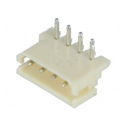 Conector cablu-placă soclu tată A2506 2,5mm 4 PIN THT 250V | Electronic-mag.ro | Componente Electronice