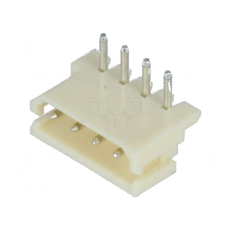 Conector cablu-placă soclu tată A2506 2,5mm 4 PIN THT 250V | Electronic-mag.ro | Componente Electronice
