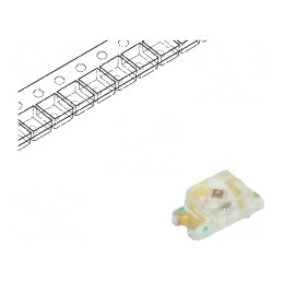 LED SMD 0603 portocalie 120-330mcd 1,6x0,8x0,7mm 20mA | Electronic-mag.ro | Componente Electronice