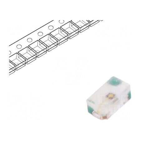 LED SMD 0402 Roșie 140° 48mW | Electronic-mag.ro | Componente Electronice