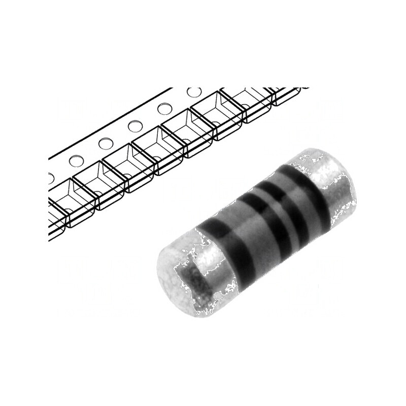 Rezistor SMD 0204 MiniMELF 60,4Ω 0,4W ±1% 50ppm/°C | Electronic-mag.ro | Componente Electronice Rezistor SMD 0204 MiniMELF 60,4Ω 0,4W ±1% 50ppm/°C | Electronic-mag.ro | Componente Electronice