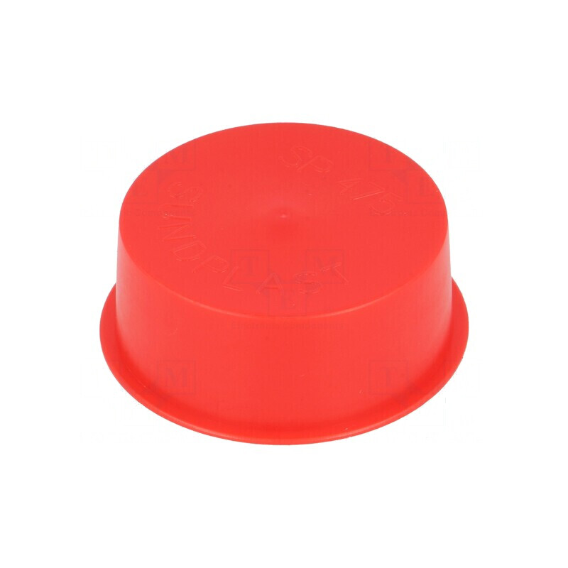 Obturator Corp roşie 49,6mm diametru, 19,4mm H, LDPE SafeCAP | Electronic-mag.ro | Componente Electronice Obturator Corp roşie 49,6mm diametru, 19,4mm H, LDPE SafeCAP | Electronic-mag.ro | Componente Electronice