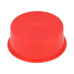 Obturator Corp Roșu Diametru 51,4mm Înălțime 19mm LDPE SafeCAP | Electronic-mag.ro | Componente Electronice