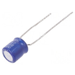 Condensator electrolitic THT 33uF 50VDC Ø6,3x7mm 5mm Raster | Electronic-mag.ro | Componente Electronice