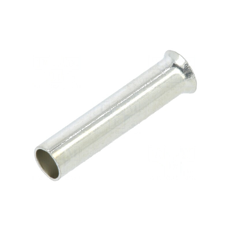 Vârf tub de capăt neizolat cupru 2,5mm2 12mm cositorit | Electronic-mag.ro | Componente Electronice