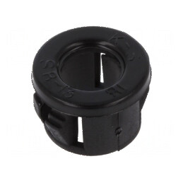 Manșon Øorif.mont 12,7mm Øorif 8mm negru | Electronic-mag.ro | Componente Electronice