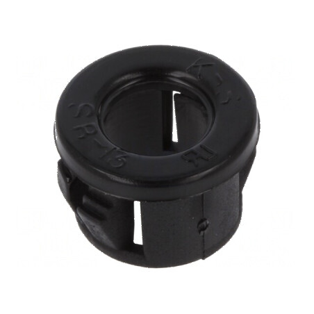Manșon Øorif.mont 12,7mm Øorif 8mm negru | Electronic-mag.ro | Componente Electronice
