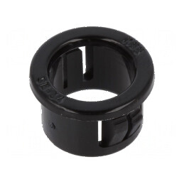 Manșon negru Ø 14,3mm pentru orificiu 11,4mm | Electronic-mag.ro | Componente Electronice